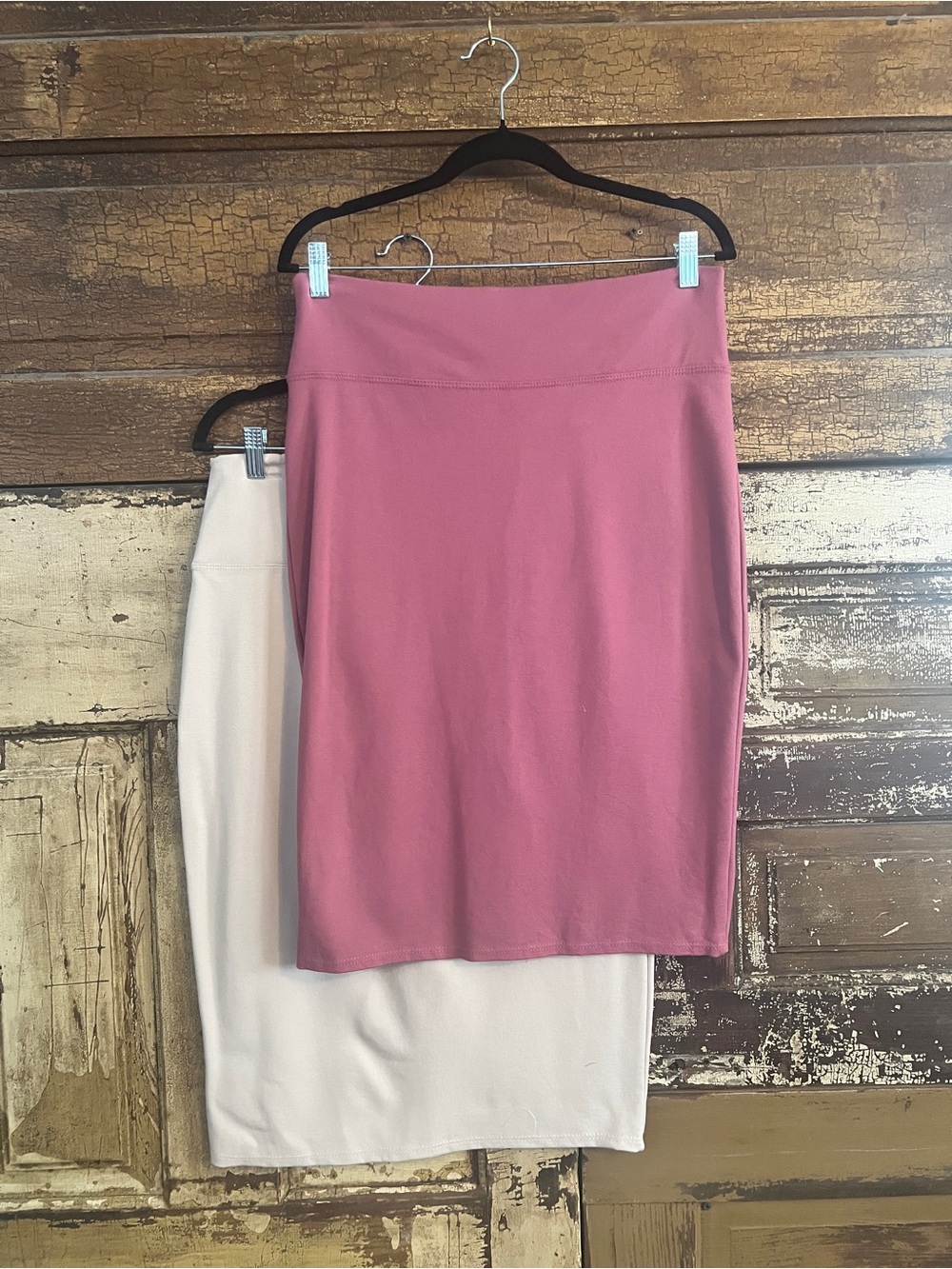 Mauve Pink and Cream Pencil Skirt Bundle | Feminine Capsule Wardrobe Basics